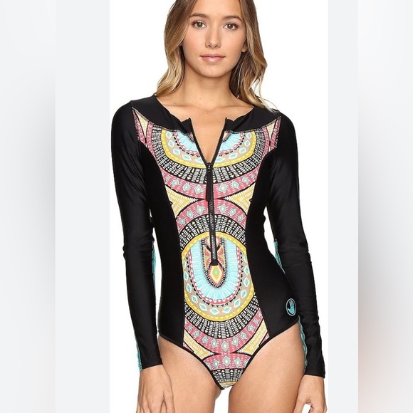 NWT Body Glove Long Sleeve One-piece Swimsuit - Picture 1 of 9